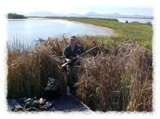 After you shoot your limit you get back into a nice, large, dry boat!