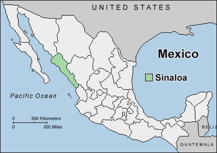 Sinaloa Map